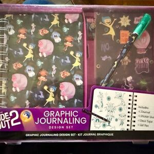 Disney Inside Out Graphic Journaling Set - Multicolor